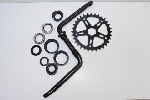 Шатун комплект для детского велосипеда кривошип 20 (Heam 20), код 40437