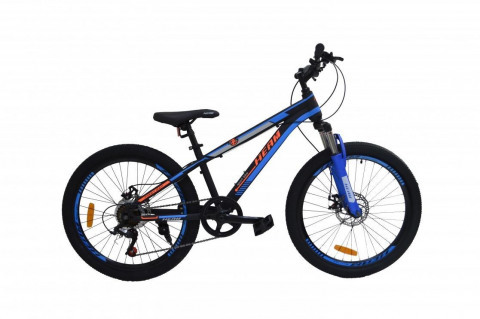 Heam First 247 Матовый Чёрный/Оранжевый/Синий