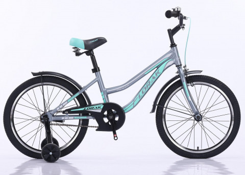 LORAK JUNIOR 20 Girl Black Матовый Серый/Светло-голубой