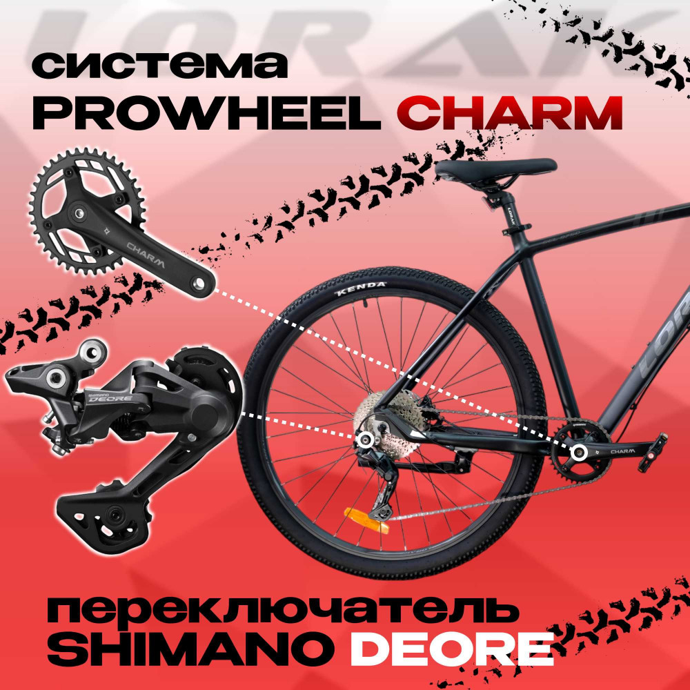 LORAK Sel 9750 Матовый Чёрный 17р (на рост 155-173)